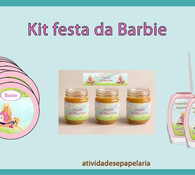 KIT FESTA PERSONALIZADA DA BARBIE