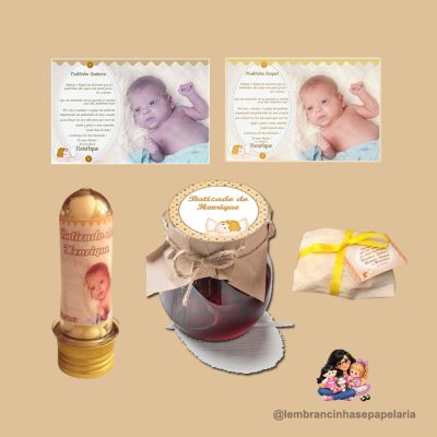 💙 KIT DIGITAL BATIZADO 💛🎂